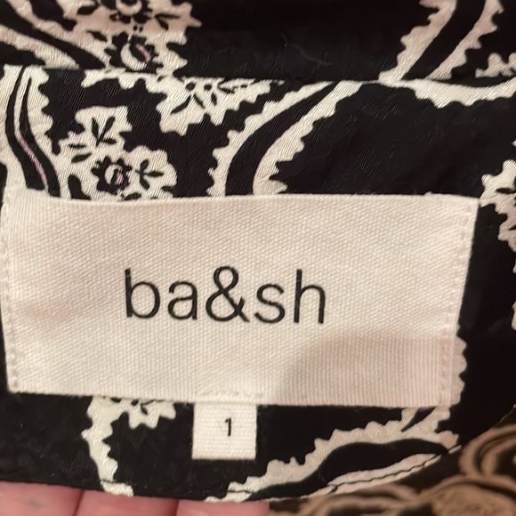 Ba&sh Wrap Front Dress Sz 1 - Picture 4 of 9